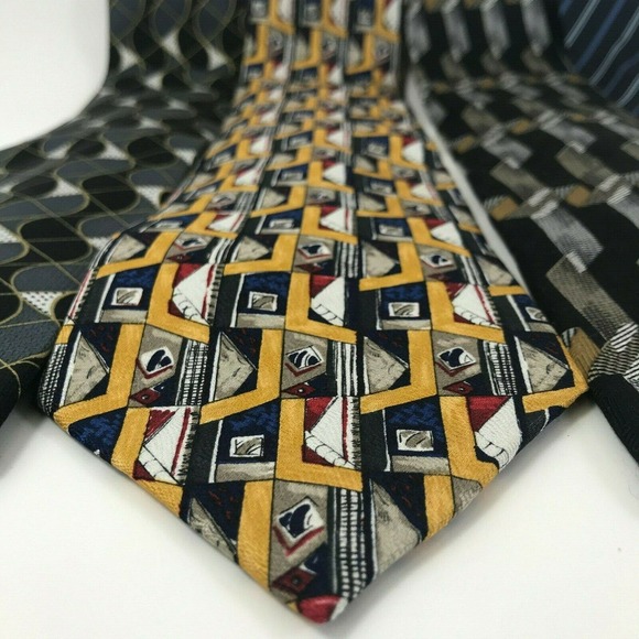 Lot of 4 Neckties, Alexander Julian Colours, Jones New York, Surrey Albert Nipon - Picture 4 of 7